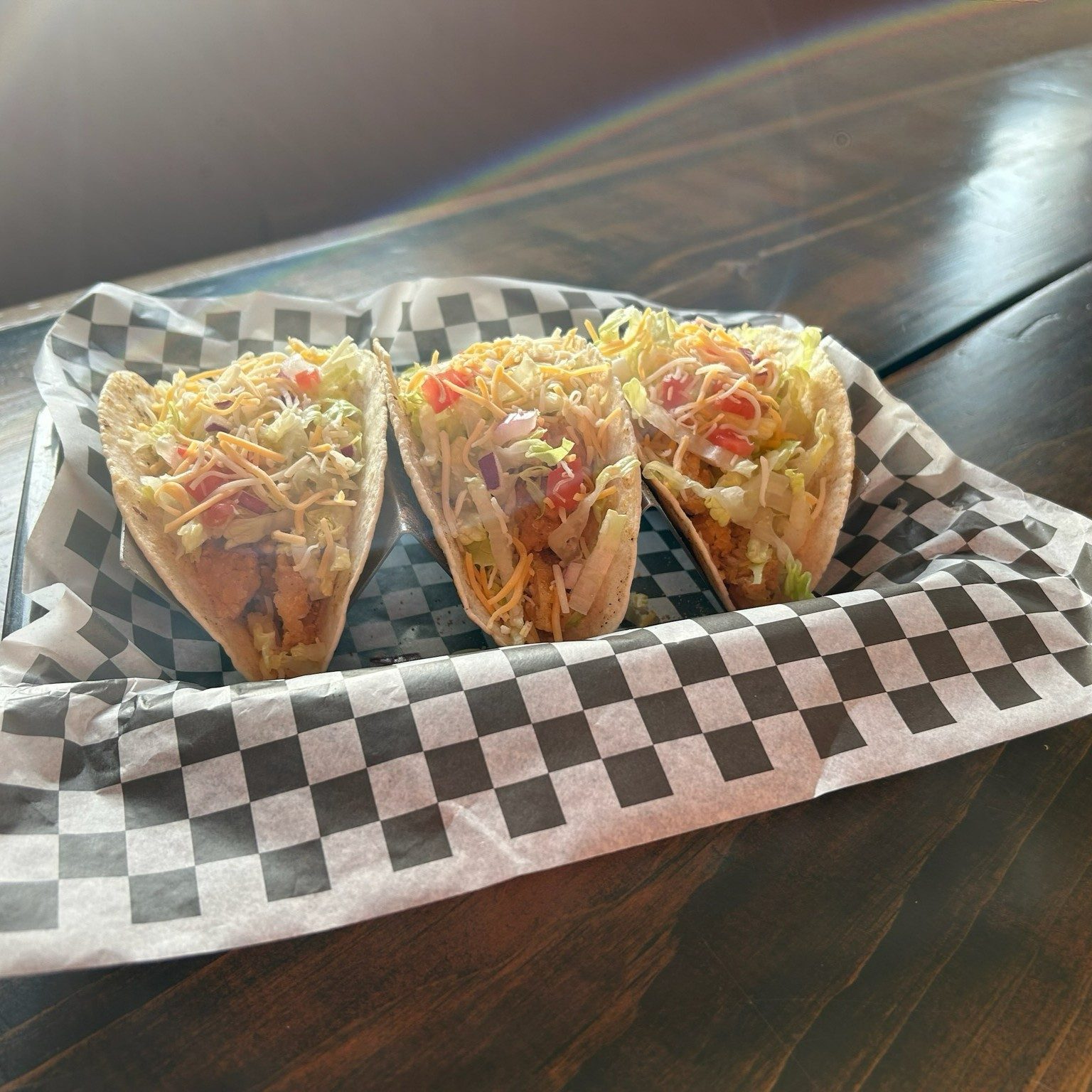 Spicy Chicken Tacos.