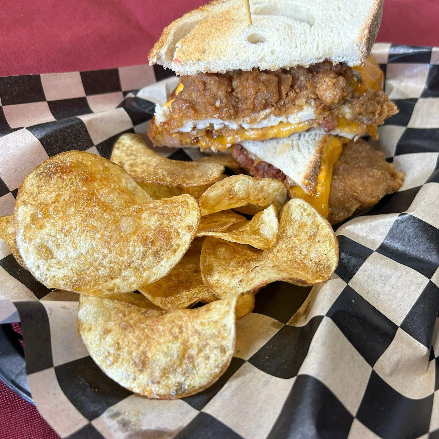 Naughty Rooster Sandwich.