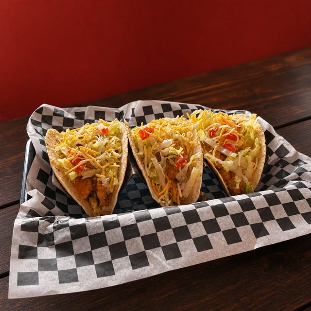 Spicy Chicken Tacos.